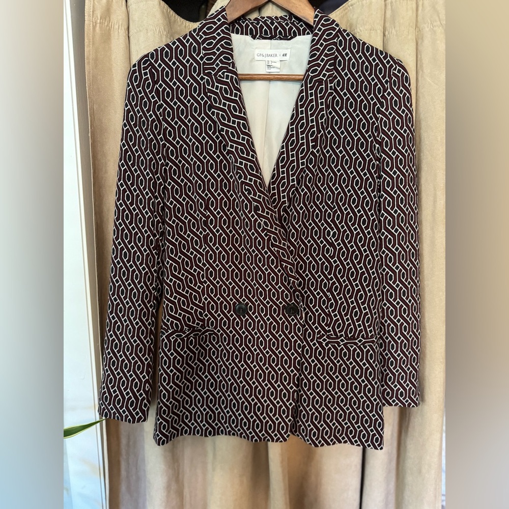 GP&J Baker H&M Double Breasted Blazer Size 2